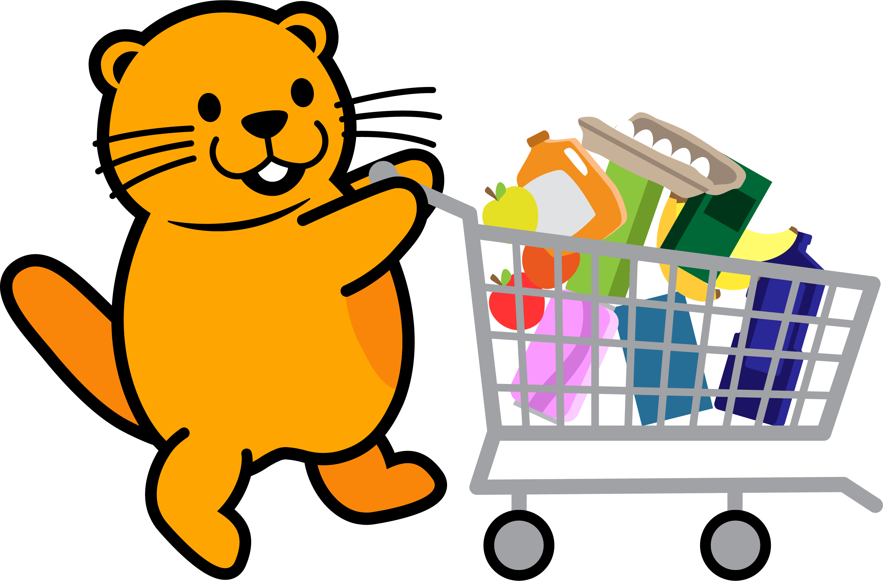 Gofer Grocery Cart Graphic Mark Sherry